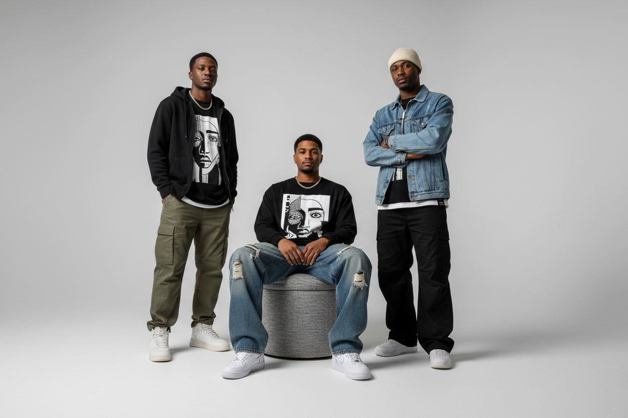 make all 3 of them men